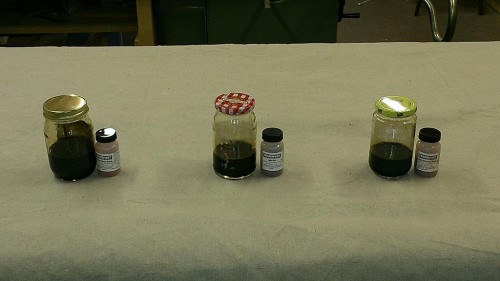 Transfast aniline dye samples