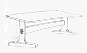 Table concept horizontal perspective