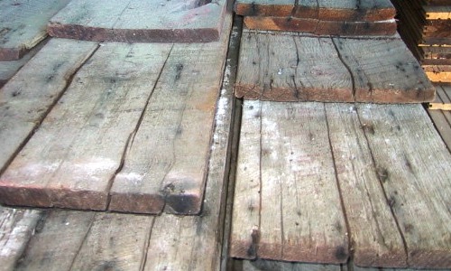 Reclaimed barn lumber