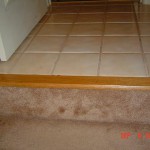 Oak carpet trim