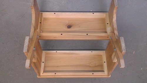 Step stool framework