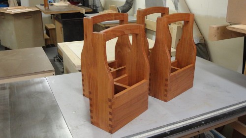 Quartet of wine totes ready for business