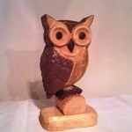 My second attempt at a carved owl