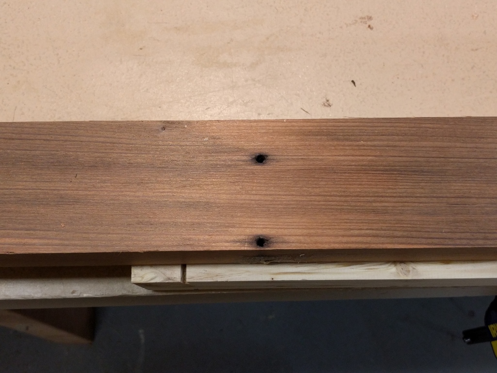 Wood fastener nails or concrete line art Vector Image