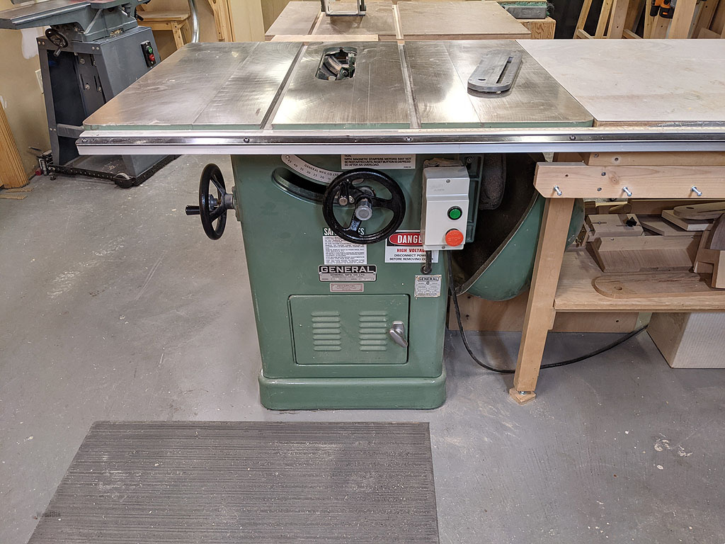 How often to wax a table saw top?