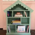 DIY dollhouse bookcase