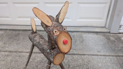 Some reindeer had recessed eyes